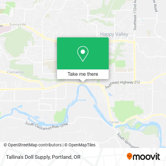 Tallina's Doll Supply map