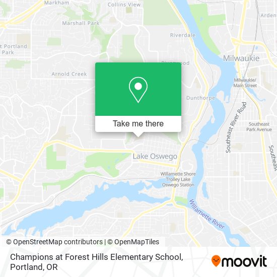 Mapa de Champions at Forest Hills Elementary School