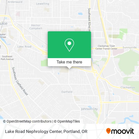 Lake Road Nephrology Center map