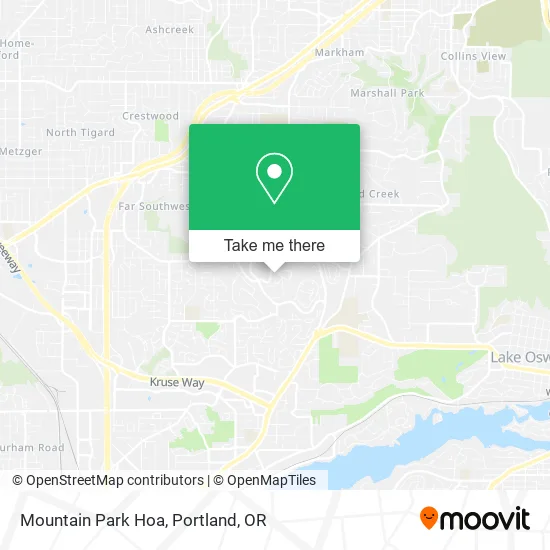 Mapa de Mountain Park Hoa
