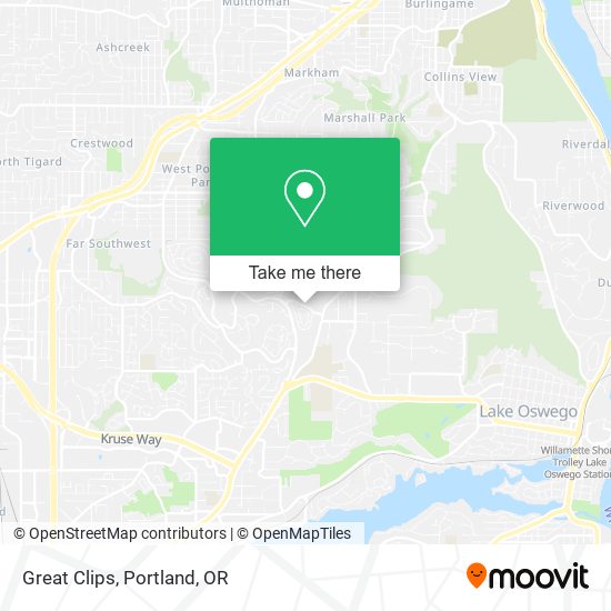 Great Clips map