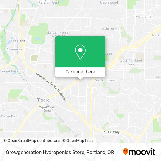 Growgeneration Hydroponics Store map