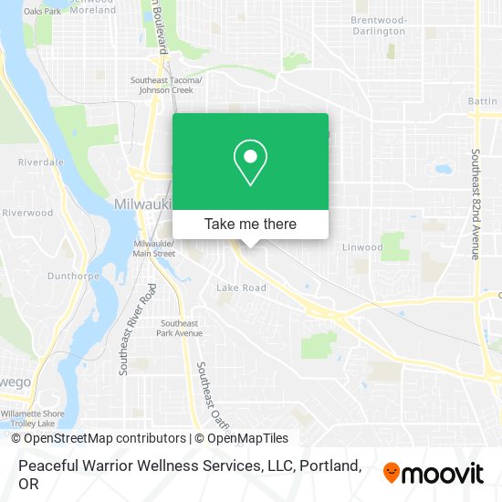 Mapa de Peaceful Warrior Wellness Services, LLC