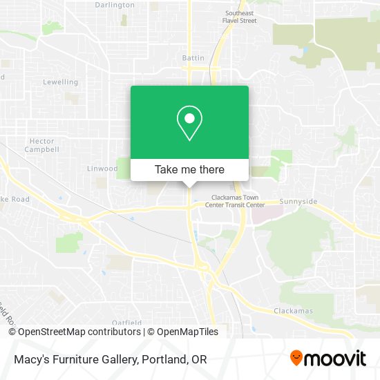Mapa de Macy's Furniture Gallery