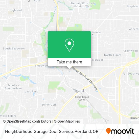 Neighborhood Garage Door Service map