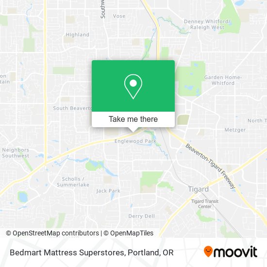 Bedmart Mattress Superstores map