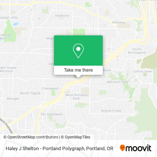 Mapa de Haley J Shelton - Portland Polygraph