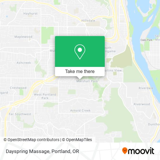 Dayspring Massage map