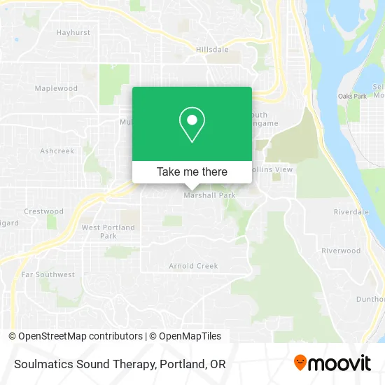 Soulmatics Sound Therapy map