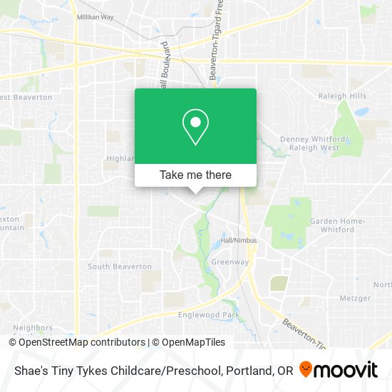 Mapa de Shae's Tiny Tykes Childcare / Preschool