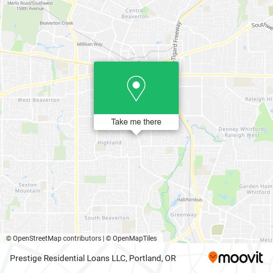 Prestige Residential Loans LLC map