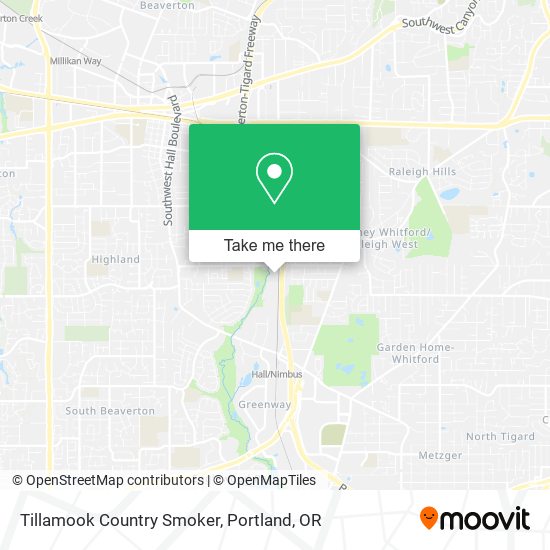 Tillamook Country Smoker map