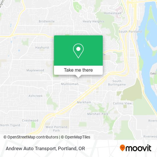 Andrew Auto Transport map