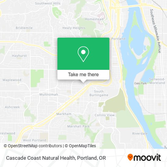 Cascade Coast Natural Health map