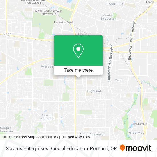 Mapa de Slavens Enterprises Special Education