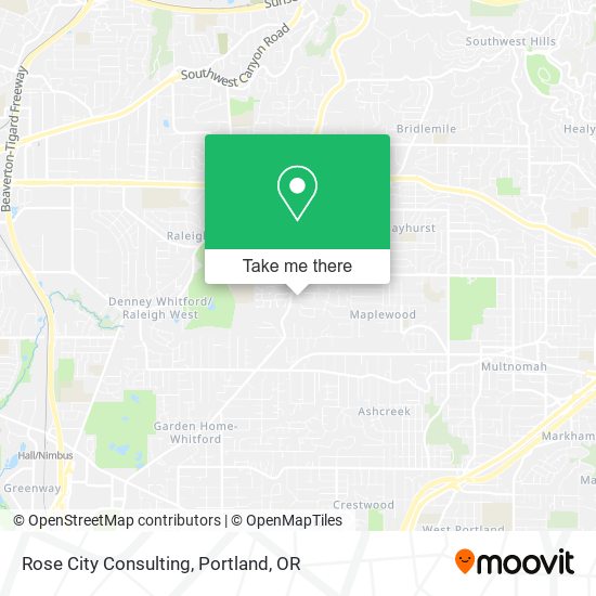 Rose City Consulting map