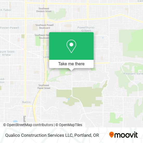Mapa de Qualico Construction Services LLC