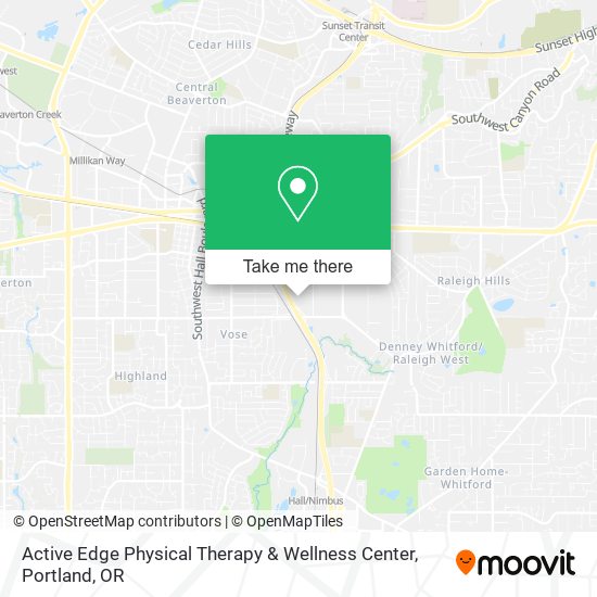 Mapa de Active Edge Physical Therapy & Wellness Center