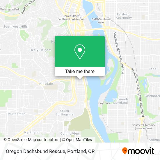 Oregon Dachsbund Rescue map