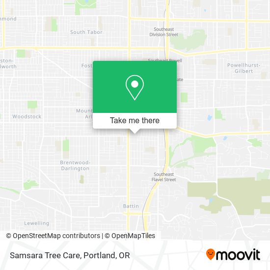 Samsara Tree Care map