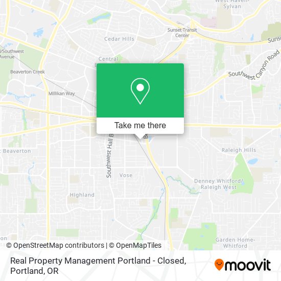 Real Property Management Portland - Closed map