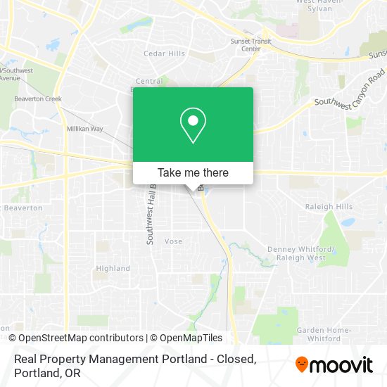 Mapa de Real Property Management Portland - Closed