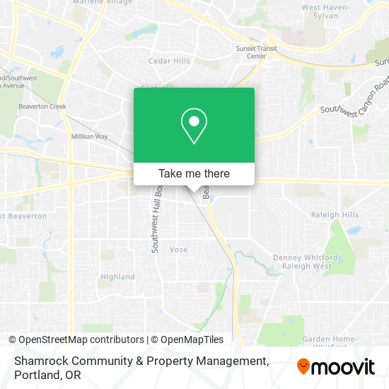 Shamrock Community & Property Management map