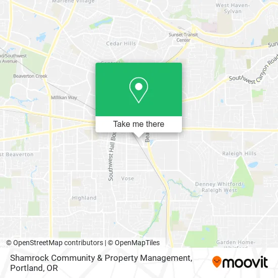 Shamrock Community & Property Management map