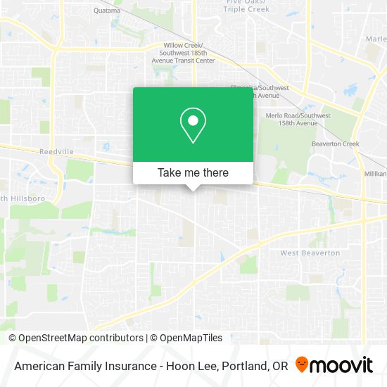 American Family Insurance - Hoon Lee map