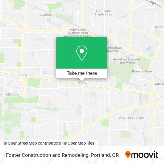 Foster Construction and Remodeling map