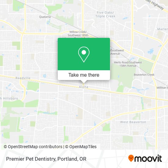 Mapa de Premier Pet Dentistry