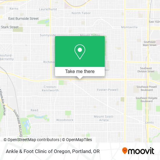 Mapa de Ankle & Foot Clinic of Oregon