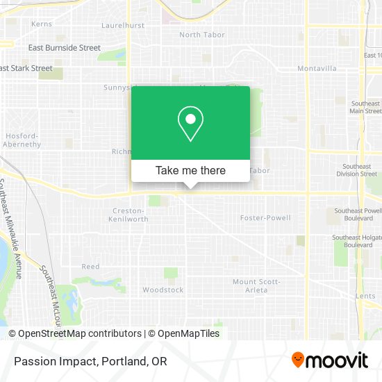Passion Impact map