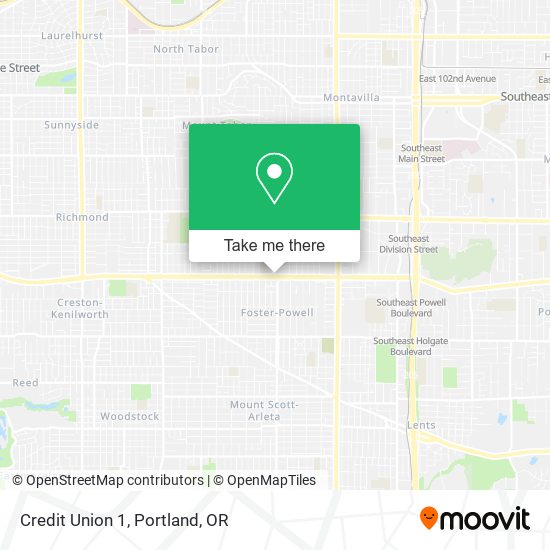 Credit Union 1 map