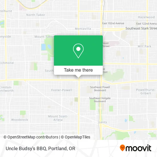 Mapa de Uncle Budsy's BBQ