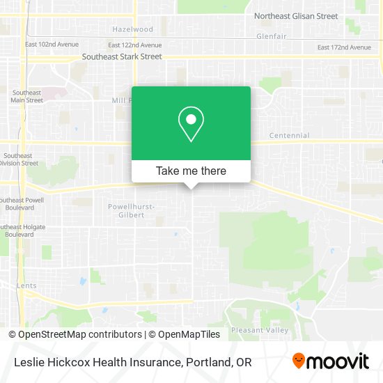 Mapa de Leslie Hickcox Health Insurance