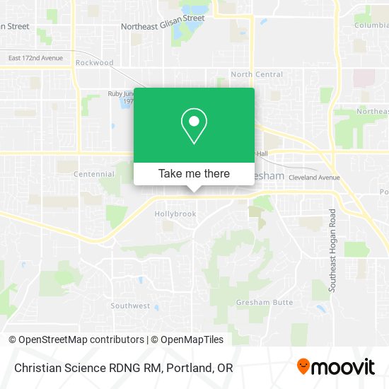 Christian Science RDNG RM map