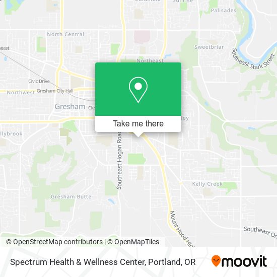 Mapa de Spectrum Health & Wellness Center