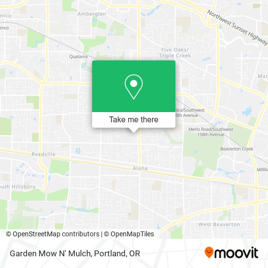 Garden Mow N' Mulch map