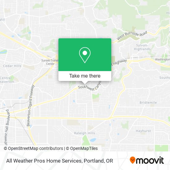 Mapa de All Weather Pros Home Services