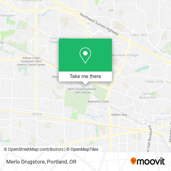 Merlo Drugstore map