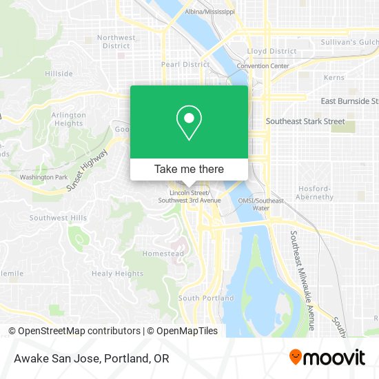 Mapa de Awake San Jose