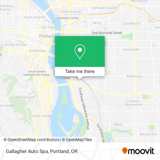 Gallagher Auto Spa map