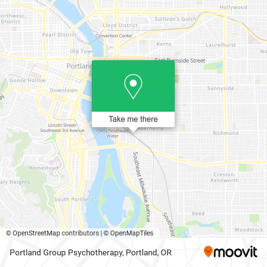 Mapa de Portland Group Psychotherapy