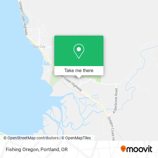 Fishing Oregon map