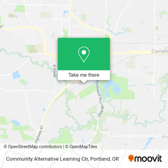 Community Alternative Learning Ctr map