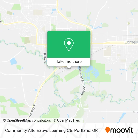 Community Alternative Learning Ctr map