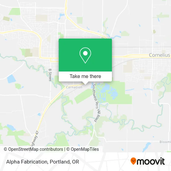 Mapa de Alpha Fabrication