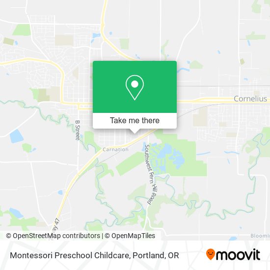 Mapa de Montessori Preschool Childcare