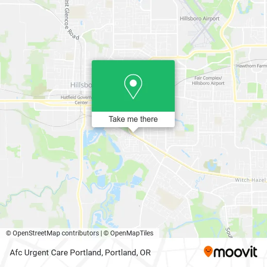 Afc Urgent Care Portland map